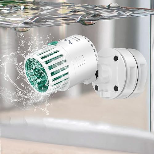 Pawfly Wave Maker para acuario, cabezal de potencia de acuario de 550 gph, fabricante de ondas sumergible silencioso para peceras de 15 a 80