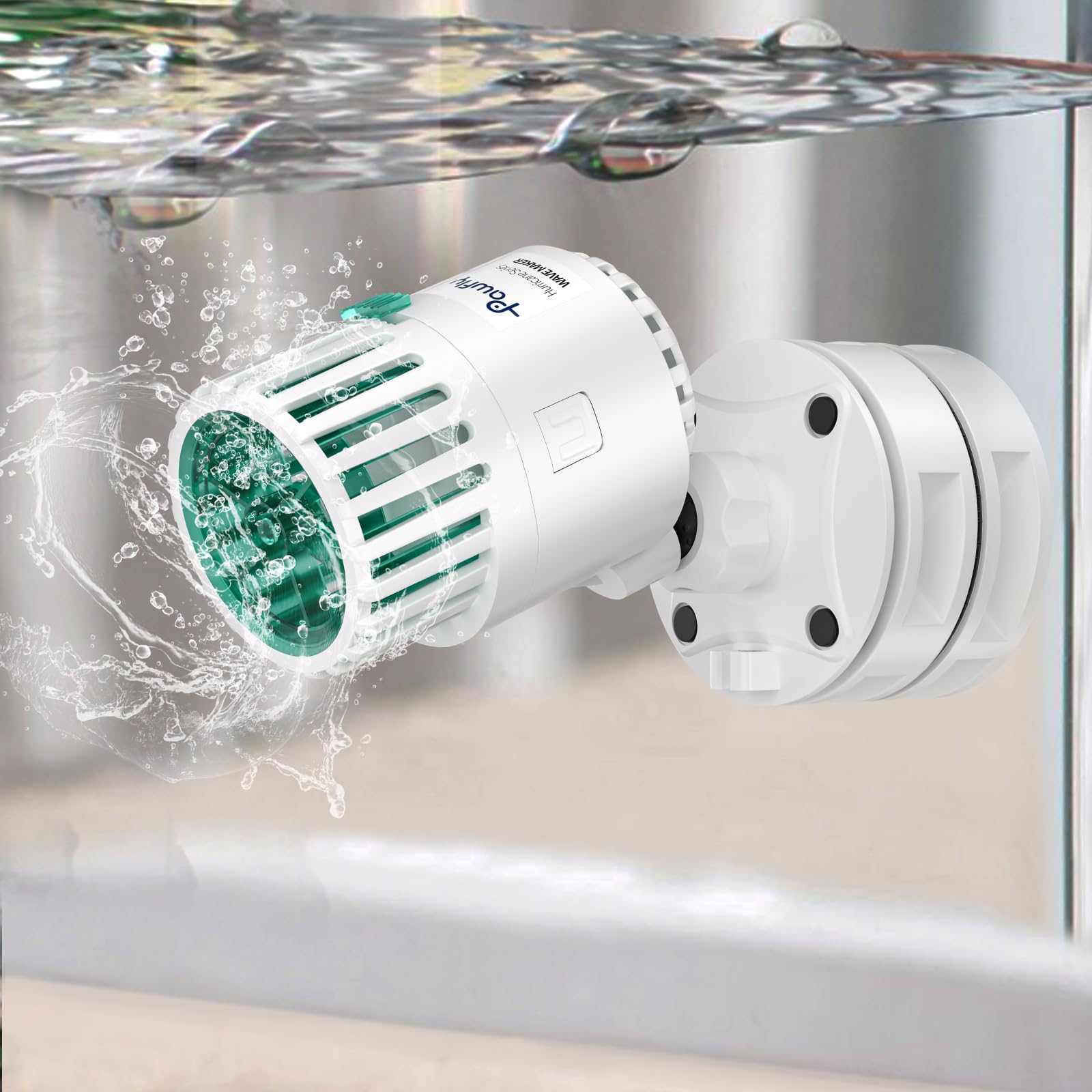 Pawfly Wave Maker for Aquarium, 800 GPH Aquarium Powerhead, Quiet Submersible Wavemaker for 25-100 Gallon Fish Tanks, Water Circulation Pump with Powerful Magnetic Base