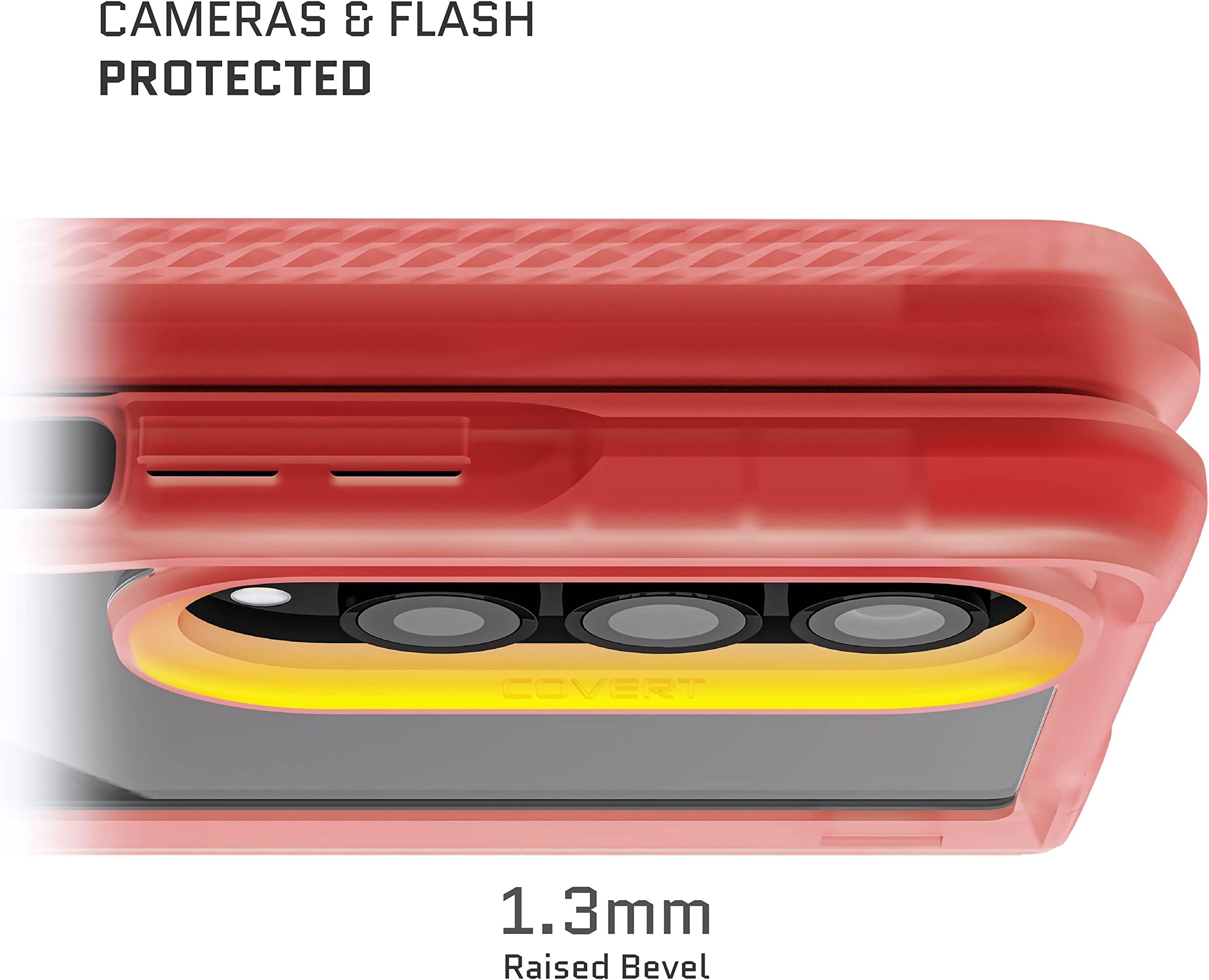 Ghostek COVERT Pink Galaxy Z Fold 4 Case for Women Girls Full Hinge Protection and Crystal Clear Back Durable Premium Protective Shockproof Phone Cover Designed for 2022 Samsung Fold4 5G (7.6") (Pink)