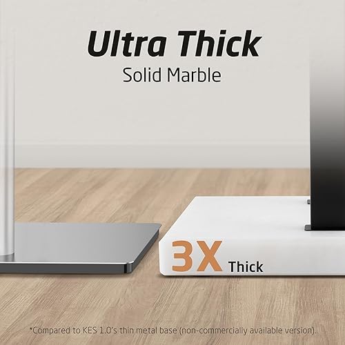 Miniatura 7 de KES Toallero de pie, 37 pulgadas de alto (igual altura) toallero con base de mármol, toalleros de pie para piso de baño, acero inoxidable 188 negro