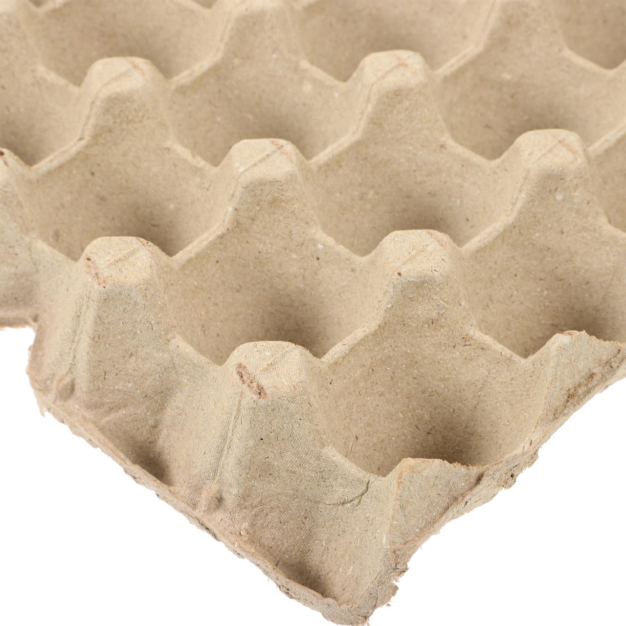 MAGICLULU Carton D'Œufs Vide Réutilisable 5 Pièces Boîte À Œufs En Pâte À Papier 30 Alvéoles Plateau Empilable Pour Réfrigérateur Protection Des Œufs Contre Chocs Et Écrasement