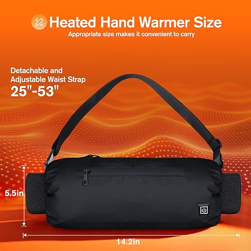 Miniatura 6 de Calentador de manos calentado bolsa de mano con banco de energía recargable de 10000 mAh portátil USB calentador de manos