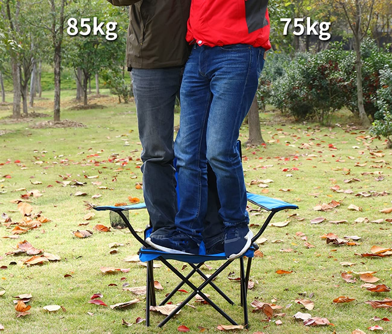 Faltbarer Campingstuhl mit Tragetasche, leichter Outdoor-Picknickstuhl für Festivals, Garten, Strandausflüge