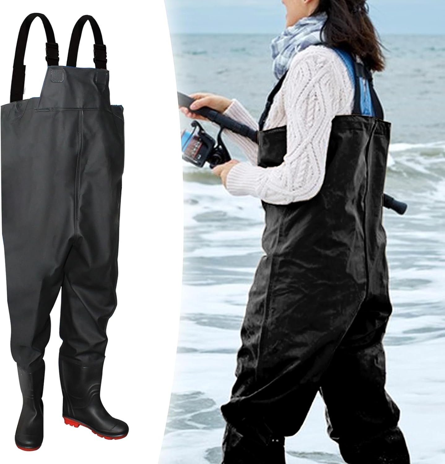 Neoprene Waders Waist Waders Fishing Black Waders Fishing Chest