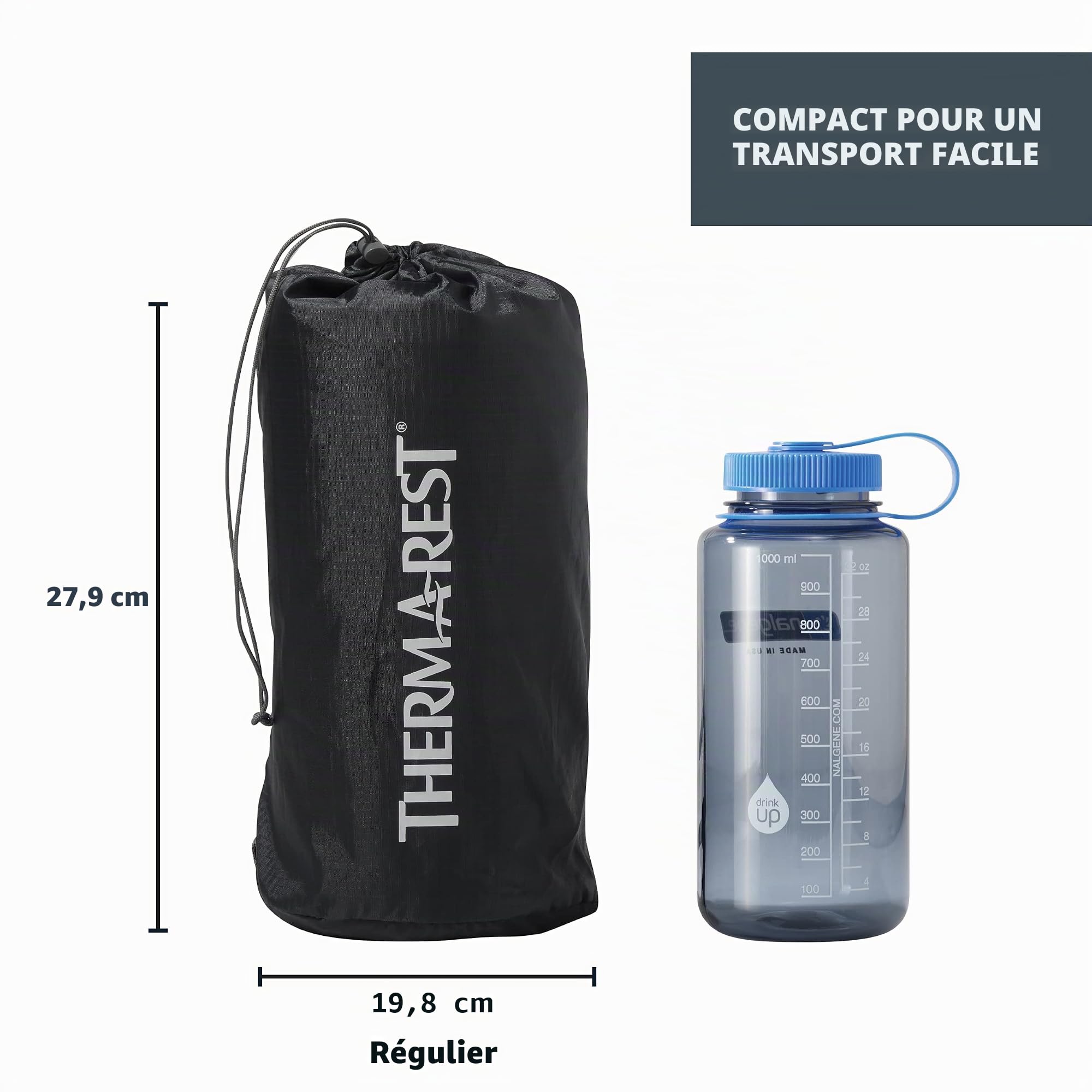 Therm-a-Rest Trail Scout Surface de Couchage 196 x 64 cm (L) forêt Profonde