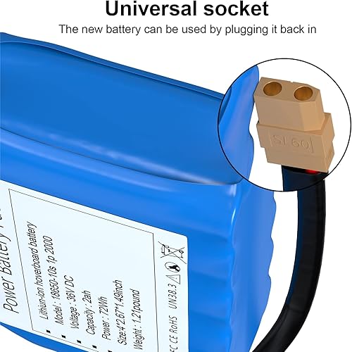 Miniatura 5 de Batería de repuesto recargable para batería de 3,6 V, repuesto recargable para repuesto de batería H3 (10S1P)