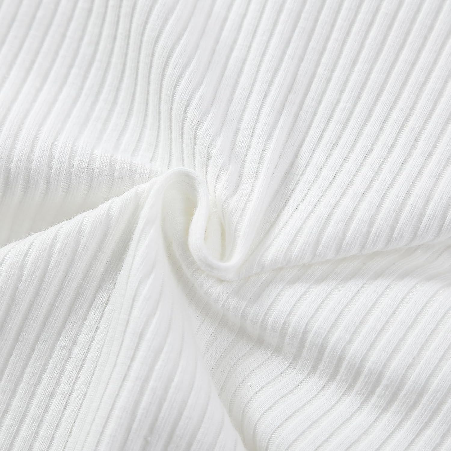 Toddler Girl Shirts Ruffled Long Sleeve Baby Tee Tops, Ribbed Toddler Girl Blouse, Fall Baby Girl Clothes 2-Pack 12M-7Y - Image 9