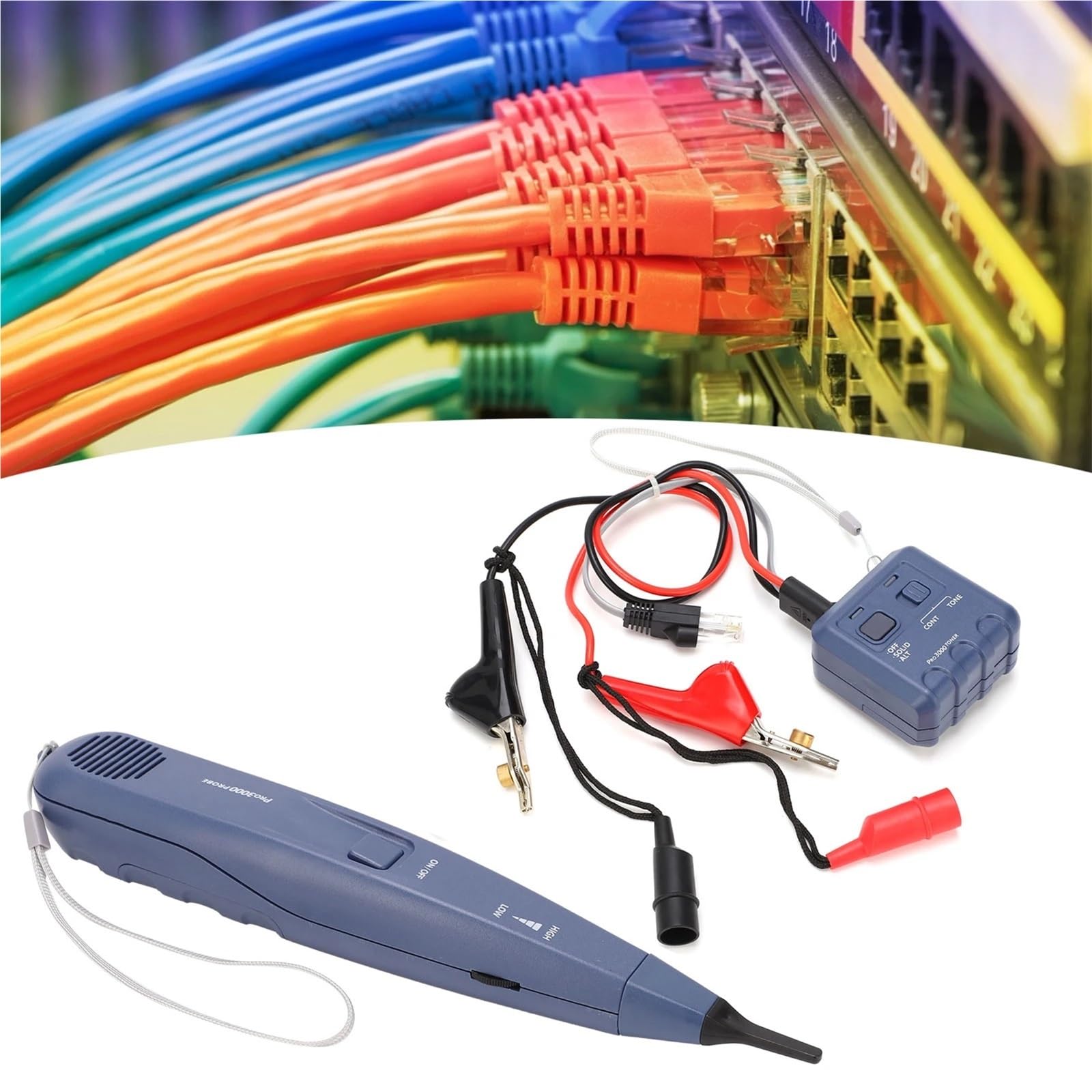 Rilevatore cavi elettrici, Rilevatore di linee telefoniche, tester for cavi di rete, generatore di linee telefoniche portatile, localizzatore di cavi