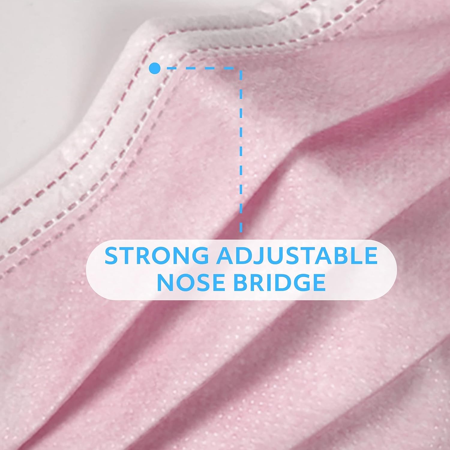 Buy MAGICARE Pink Masks Disposable Feminine Color Pink Mask Comfortable, Soft, Breathable 3