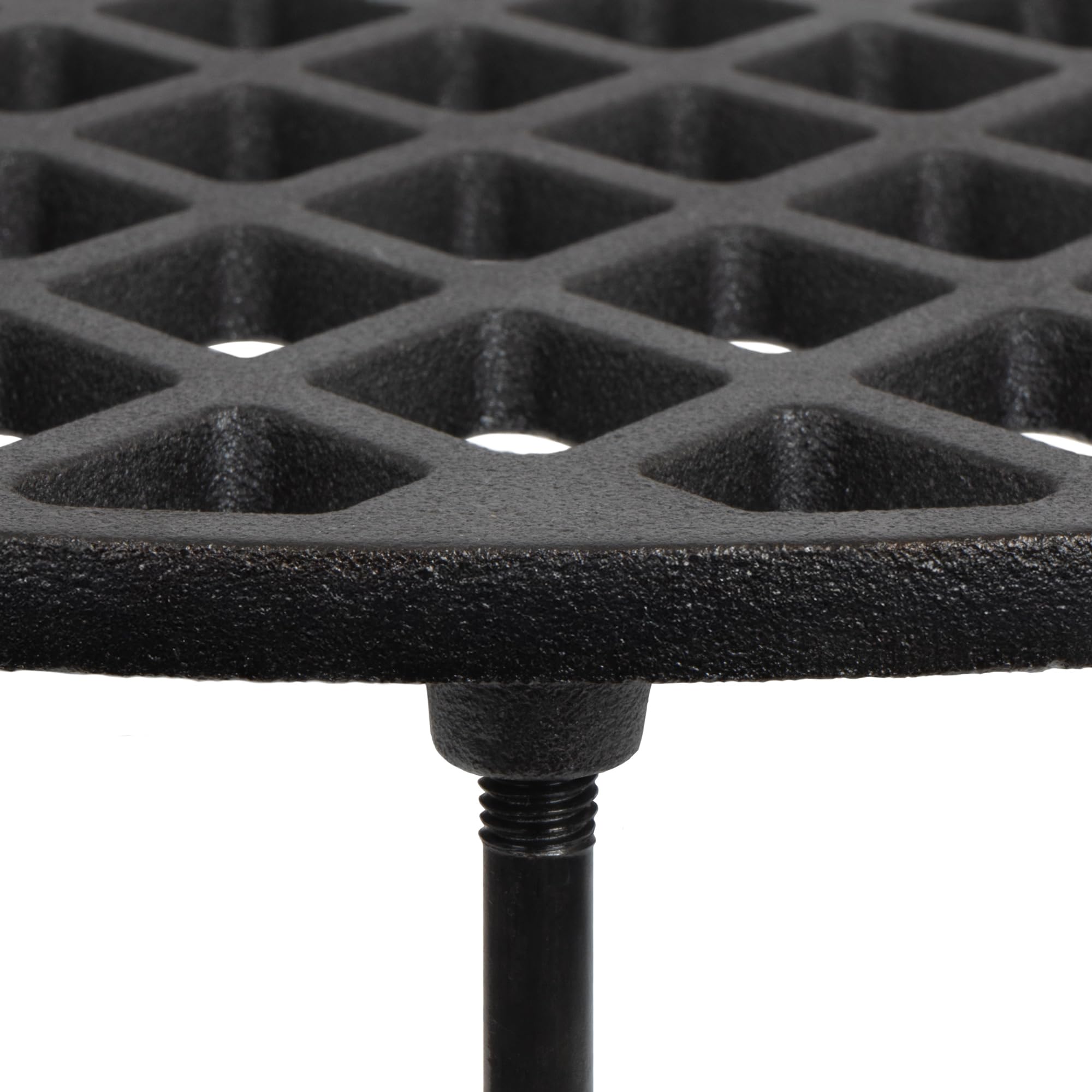 BBQ-Toro griglia in ghisa Ø 45 cm con 3 gambe | rotonda | sottopentola per forno olandese, accessori per barbecue | treppiede, griglia per barbecue, griglia in ghisa