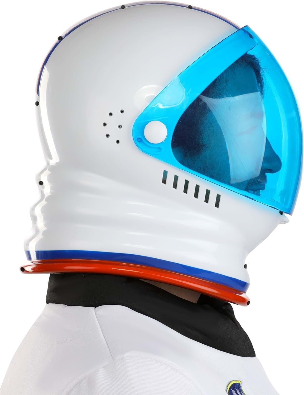 Blue Astronaut Helmet Costume Accessory for Space Themed Costumes & Parties – Space Explorer Plastic Helmet
