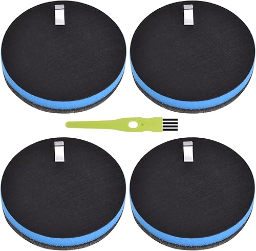 4 filtros Auberaler compatibles con Bissell PowerForce 3334 PowerClean 2256K 2259 PowerEase 2253 22528 Cleanview Aspiradora 2254 2252 2258 2259 2260