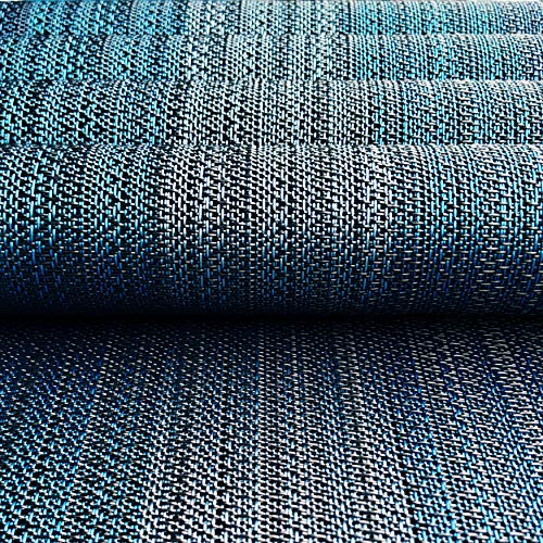 Tovagliette (Set da), tovagliette antiscivolo lavabile, PVC abgriff feste Tovagliette resistente al calore, Resistente e lavabile, Spazio Tappetini Per Cucina Piano Tavolo (Grigio Blu) - immagine 6