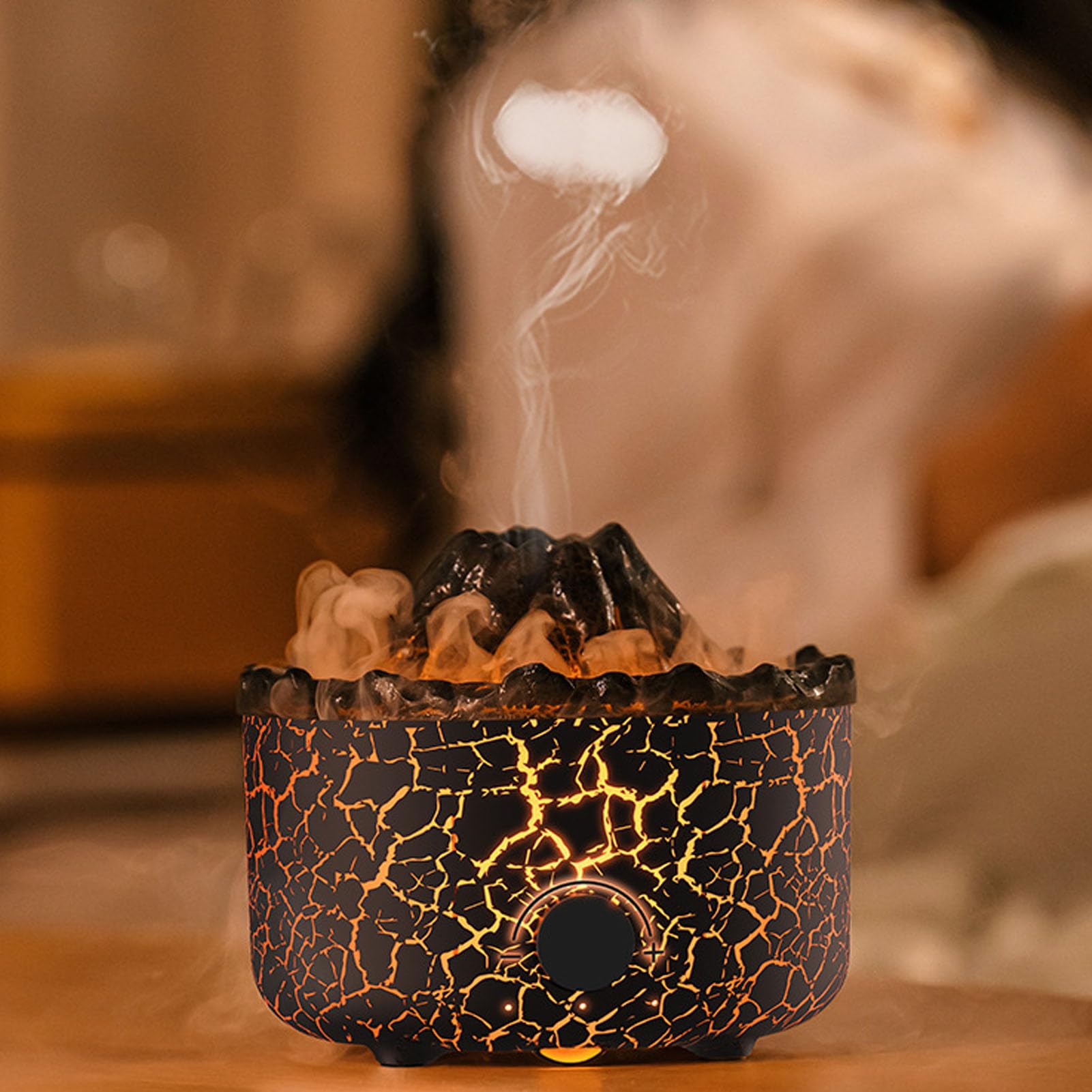 Macchina per Aromaterapia, Umidificatore Diffusore per Aromaterapia per Uso Domestico di Grande capacità Diffusore di Aromi a Fiamma Umidificatore Umidificatore per (Spina