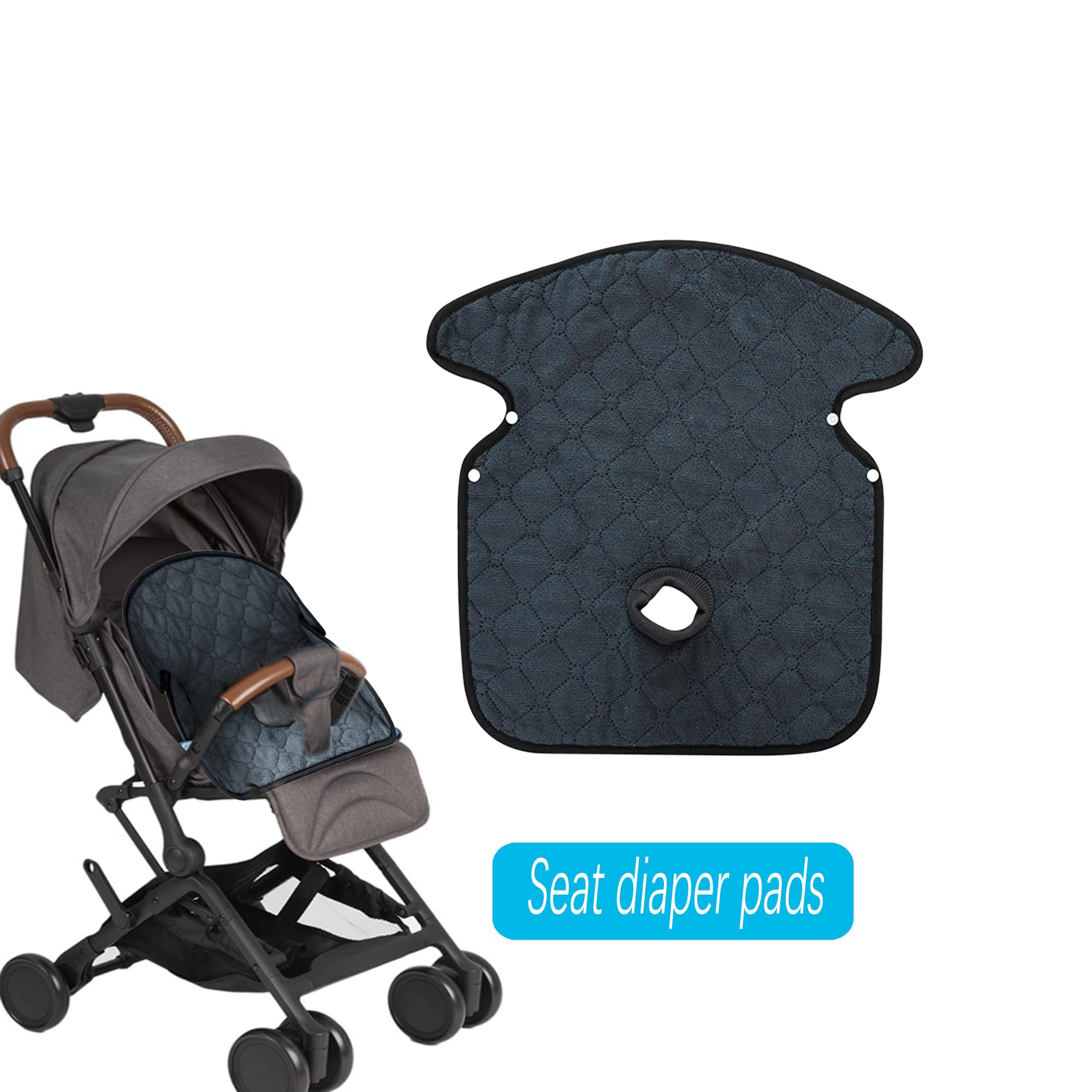 Almohadilla Protectora para el Asiento del Coche del Bebé y del Niño Pequeño, Almohadilla Protectora para el Orinal, Cubre el Orinal de Viaje de Migas, Derrames, Fugas de Pañales