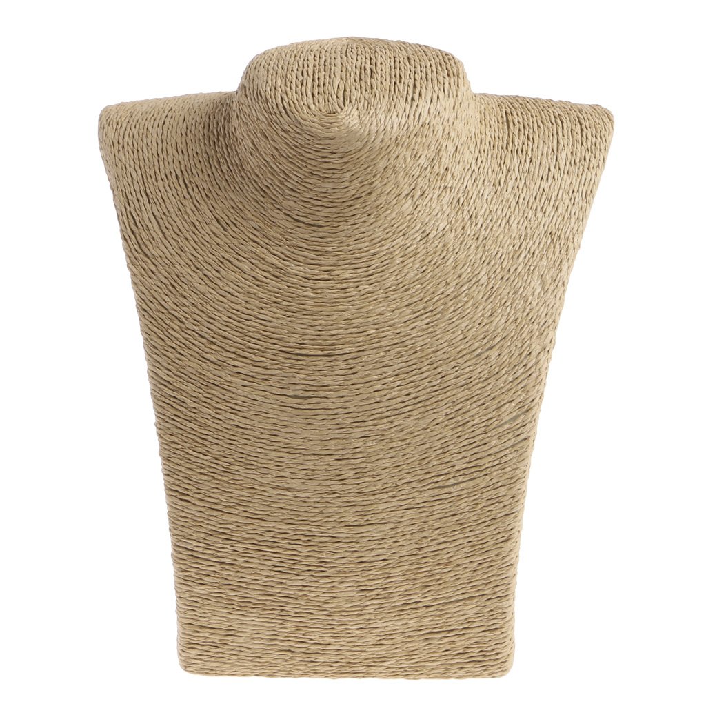 Hanzou Woman Rope Mannequin Bust Jewelry Display Stand Shelf Holder Necklace Bust Stand