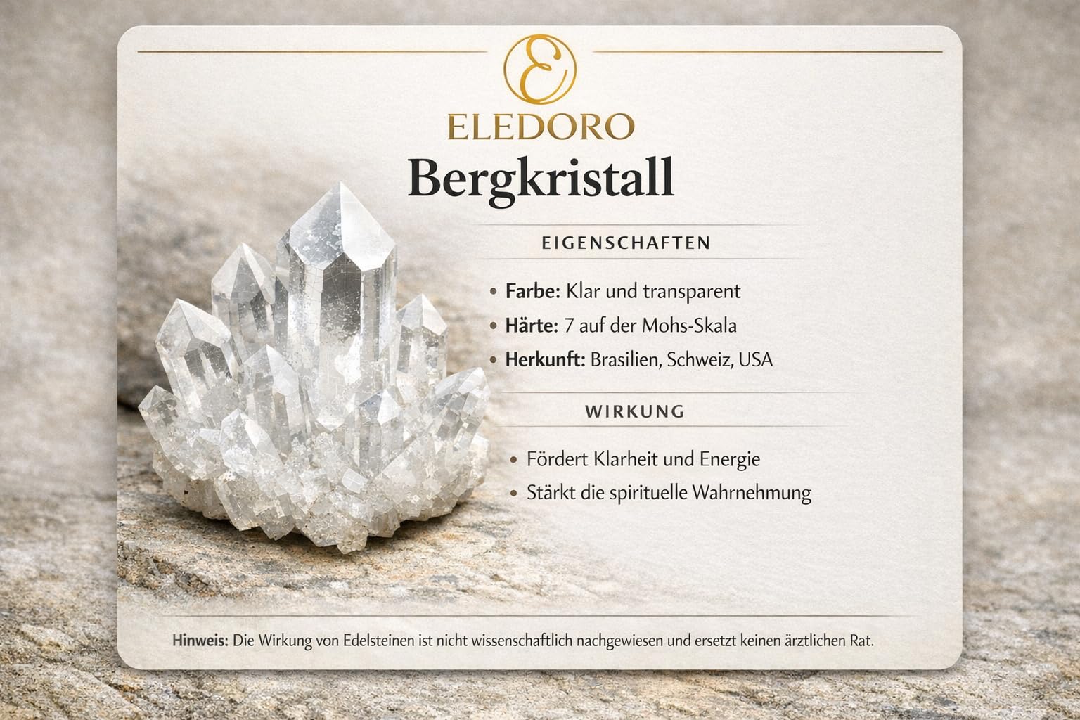 Licht-Kette – Bergkristall Kugeln facettiert, einzeln geknotet, mit Magnetverschluss aus 925 Silber, rhodiniert, 45 cm