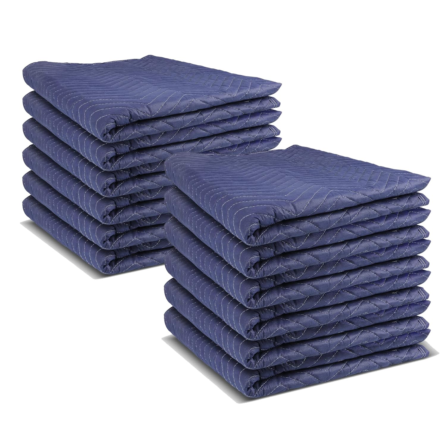 12 Pack Moving Blankets 40"x 72" Heavy Duty Packing Blankets for Shipping Thick Furniture Wrapping for Moving Supplies