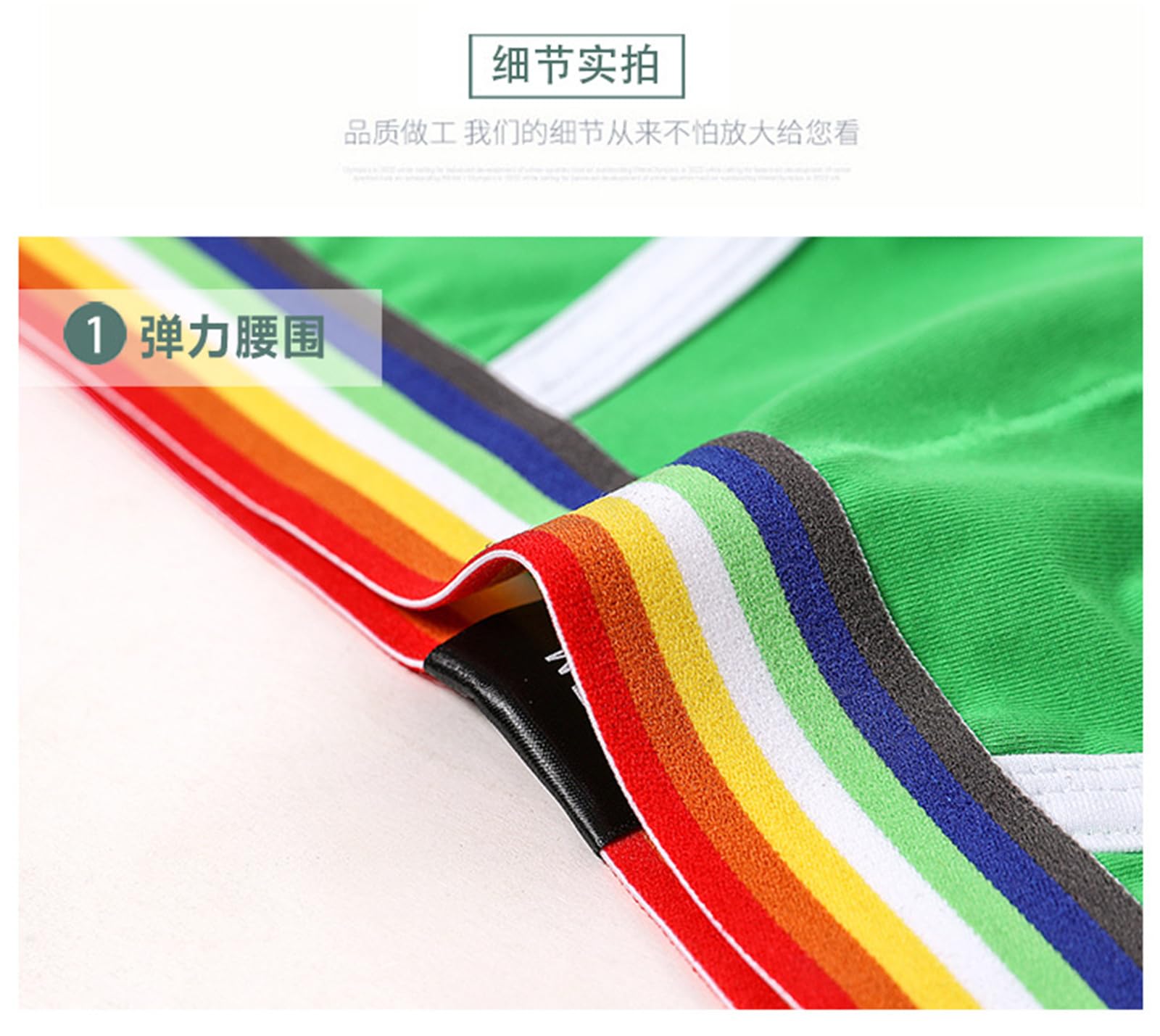 Slip Uomo 3 Pacchetti Arcobaleno Biancheria Intima Maschile Cotone Traspirante per Uomini da Uomo alla Moda Biancheria Intima