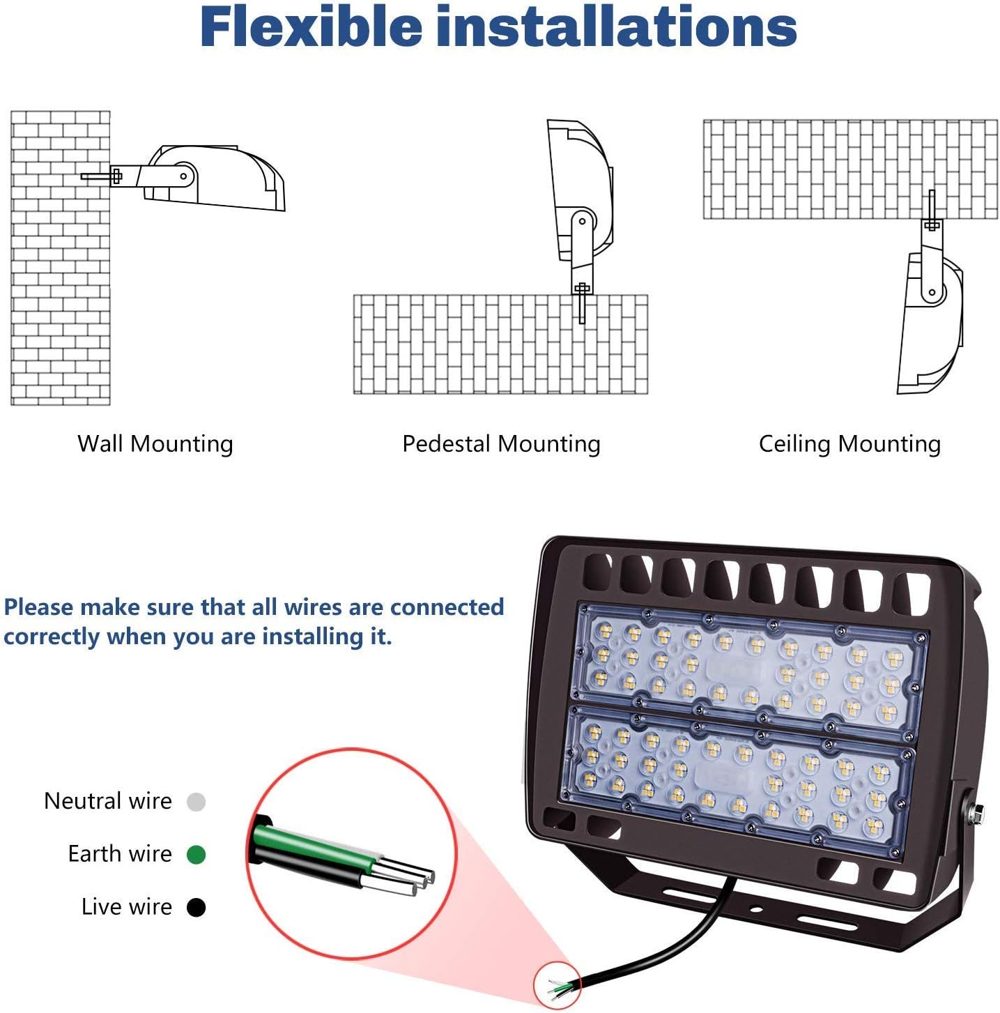 Bеѕt Rеvіеw FaithSail LED Flood Light Outdoor 200W Stadium Lights, 22000LM, 5000K, IP66 Waterproof LED Floodlight, 200 Watts Ultra Bright Parking Lot Arena Security Lighting Fixture for Courts, Yard, Garden