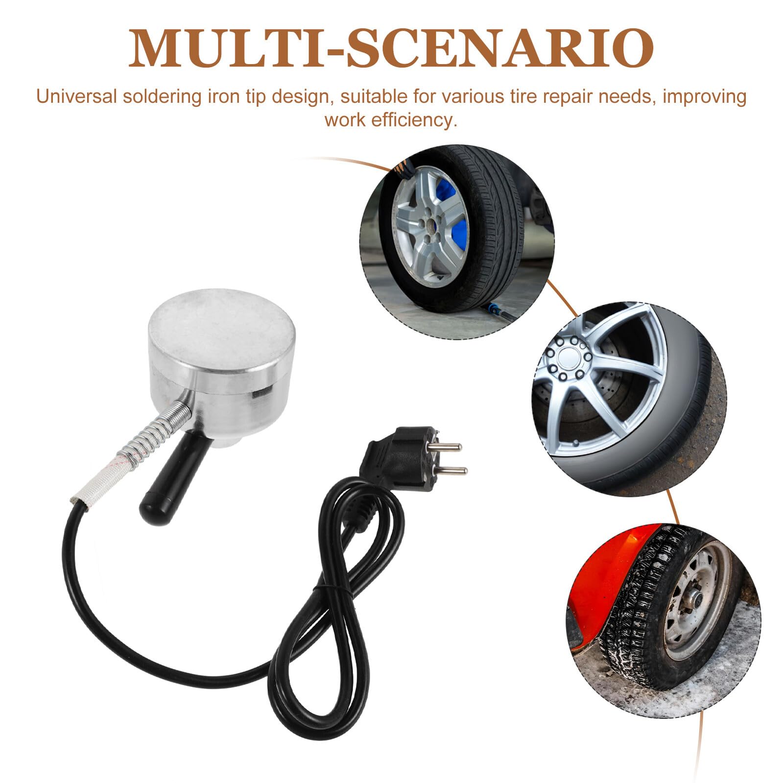 NOLITOY Riscaldatore Termostato per Strumento Pneumatici, Kit Riscaldante per Officine Garage Auto, Attrezzo Multifunzione per Forature Pneumatici