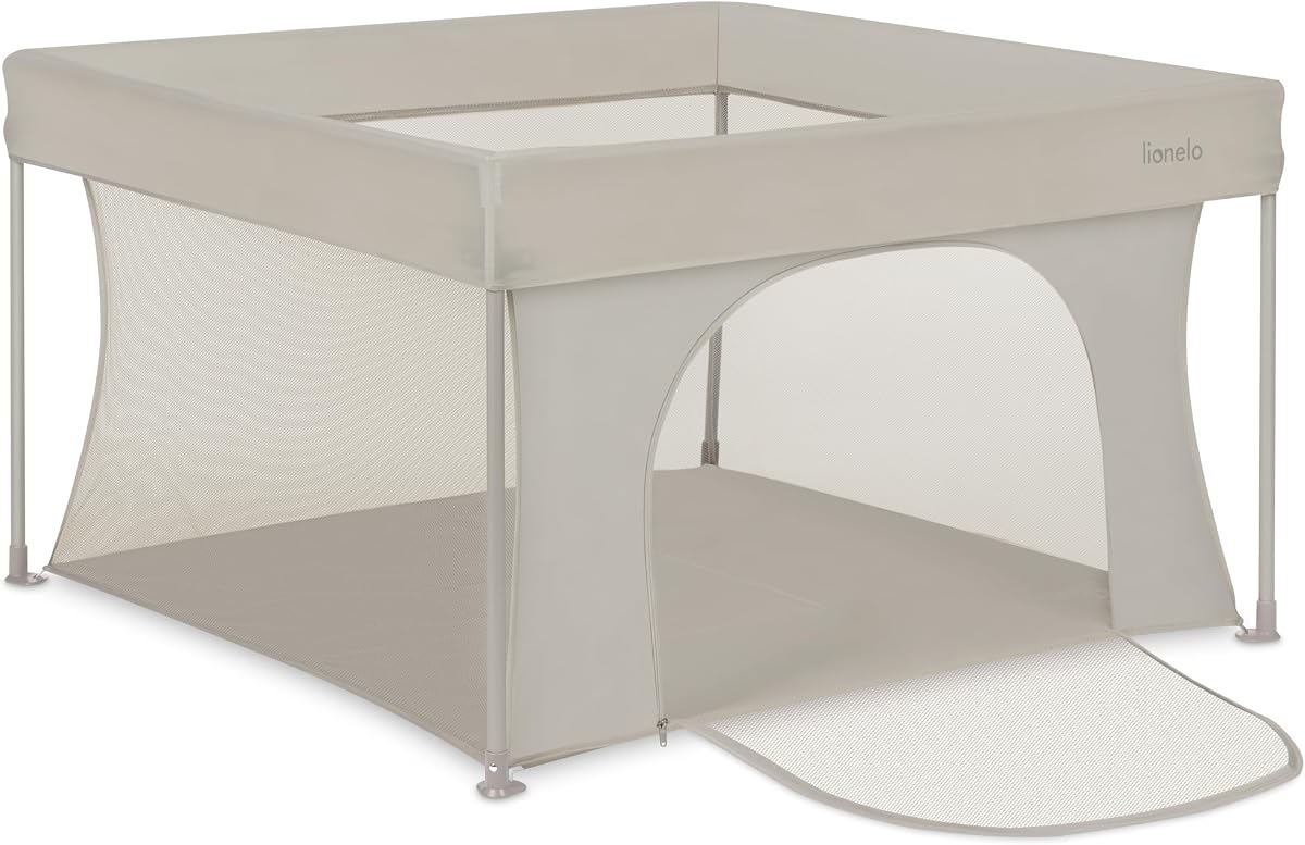 Lionelo Paco Parque Infantil Bebé 111 x 111 cm Compacto Plegable Ligero