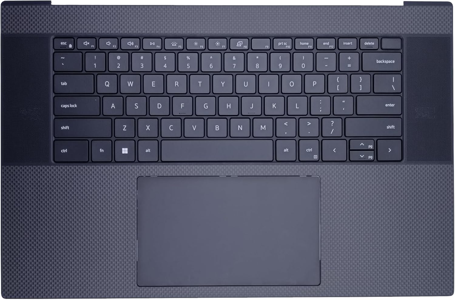 Replacement for DELL XPS 9700 9710 Precision 5750 5760 Palmrest Keyboard Touchpad Black 0W20R5 W20R5