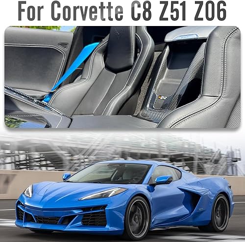 Miniatura 5 de Funda de cargador de teléfono de fibra de carbono genuina para Corvette C8 Z51 Z06 Coupe HTC 2020 2021 2022 2023 2024, panel de carga central