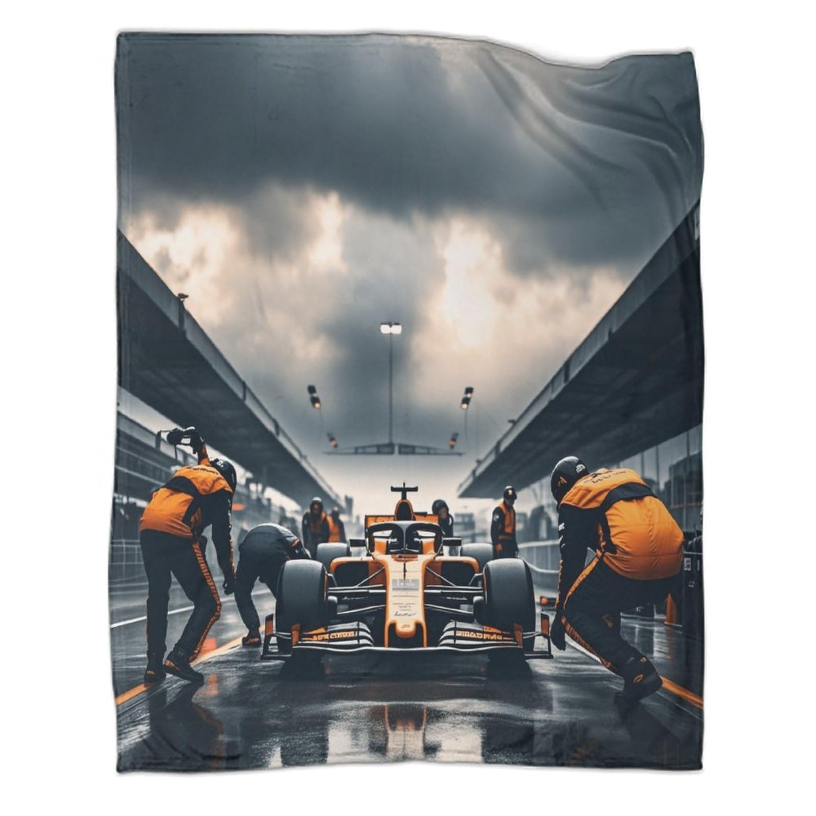Formulaa Racing Przytulny koc wełniany, 200 x 230 cm, biały, puszysty, miękki, ciepły koc Sherpa na kanapę, do salonu, na zimę/jesień