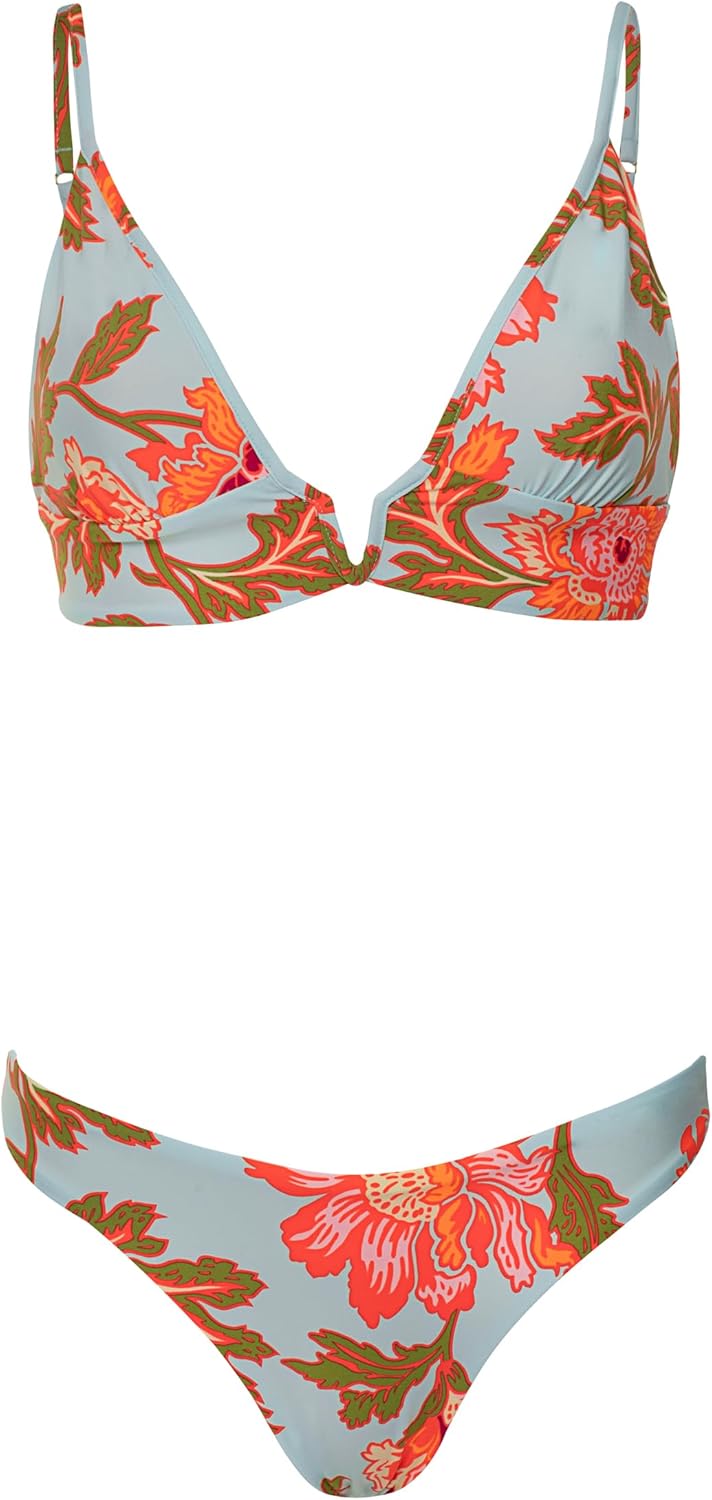 Maaji 5314 Long Line Triangle Top Women Swimwear Blue - Image 10