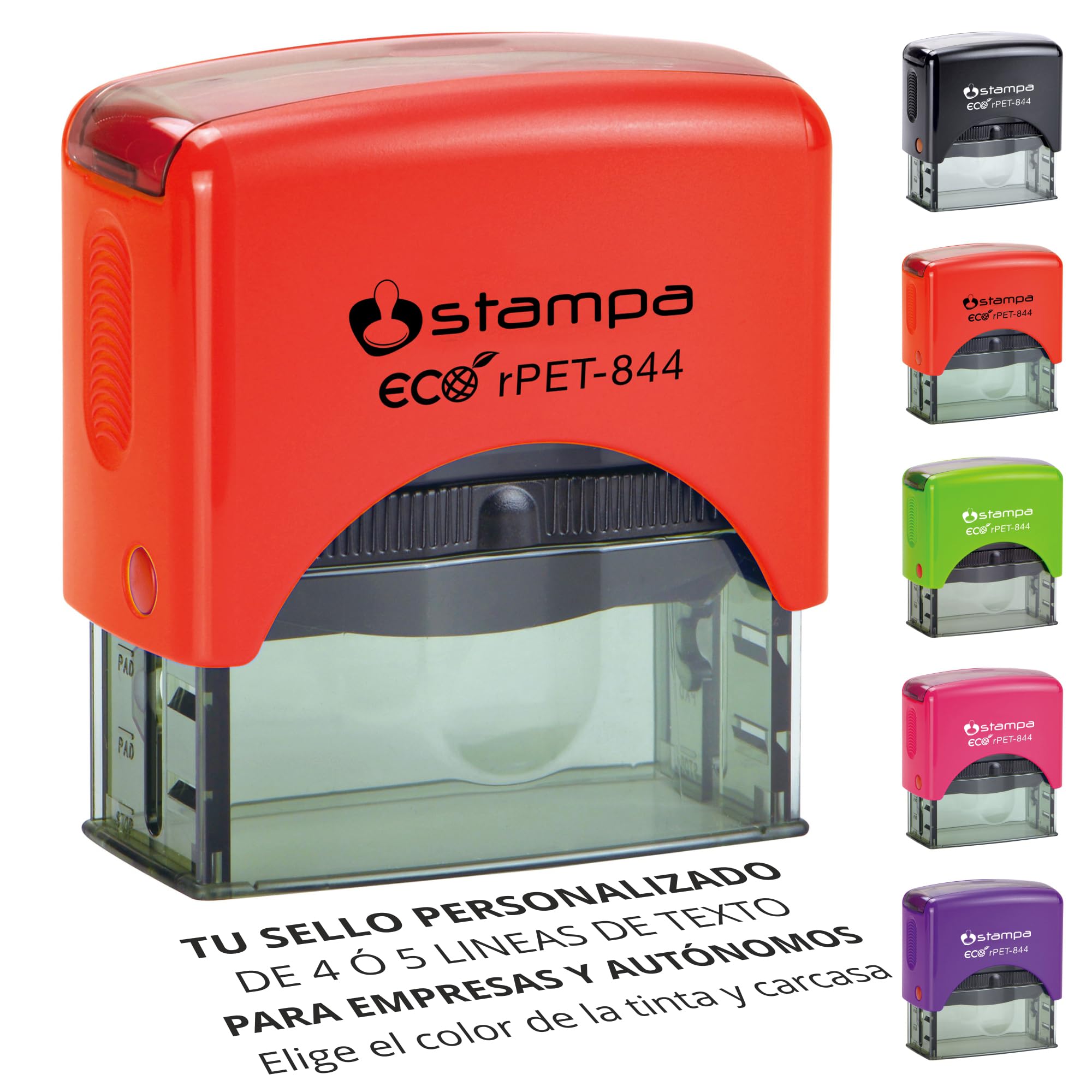 Sello Personalizado Para Empresa O Regalo - ¡Elige Tu Logo, Texto Y Color!