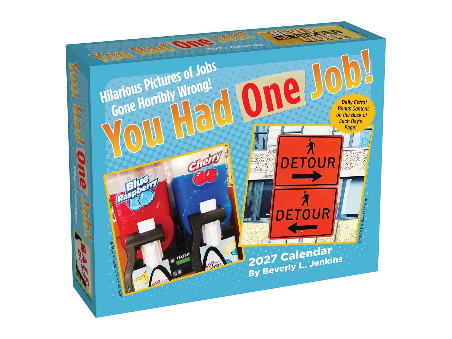 You Had One Job 2027 Day-to-Day Calendar