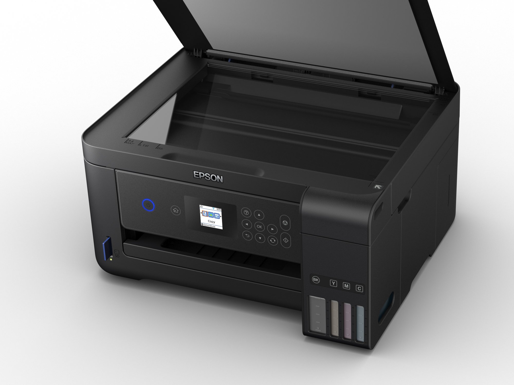 Epson EcoTank ET-2750B Impresora Wi-Fi A4 para impresión, escanear, copiar, Color Negro + Tarjeta de impresión ilimitada de 2 años
