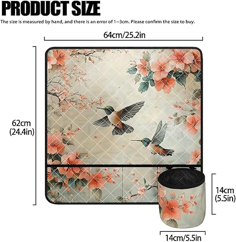 Miniatura 101 de Estera de máquina de coser con flores brillantes y florales bohemias, reduce la vibración, antideslizante, organizador duradero