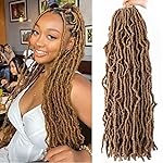 8 Packs Soft Locs 24 Inch Faux Locs Crochet Hair for Butterfly Locs Dreadlocs Hair For Black Women (27, 20 Inch (Pack of 8))