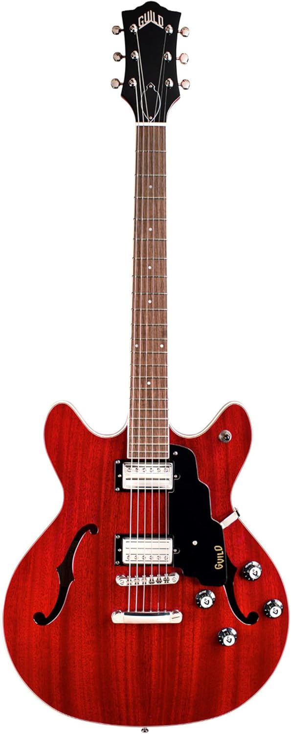 Guild Starfire DC Semi Hollow Guitar Cherry Red