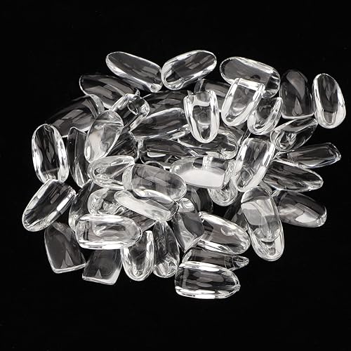 Miniatura 7 de Tarjeta de color de esmalte de uñas, tarjeta de color de uñas, palitos de uñas de vidrio transparente, puntas de visualización de color de arte de