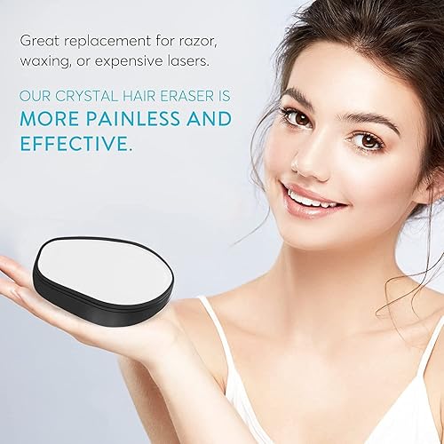 Miniatura 2 de Utkwbs Borrador de cabello de cristal para mujeres y hombres removedor de pelo de cristal reutilizable herramienta mágica para exfoliación sin dolor