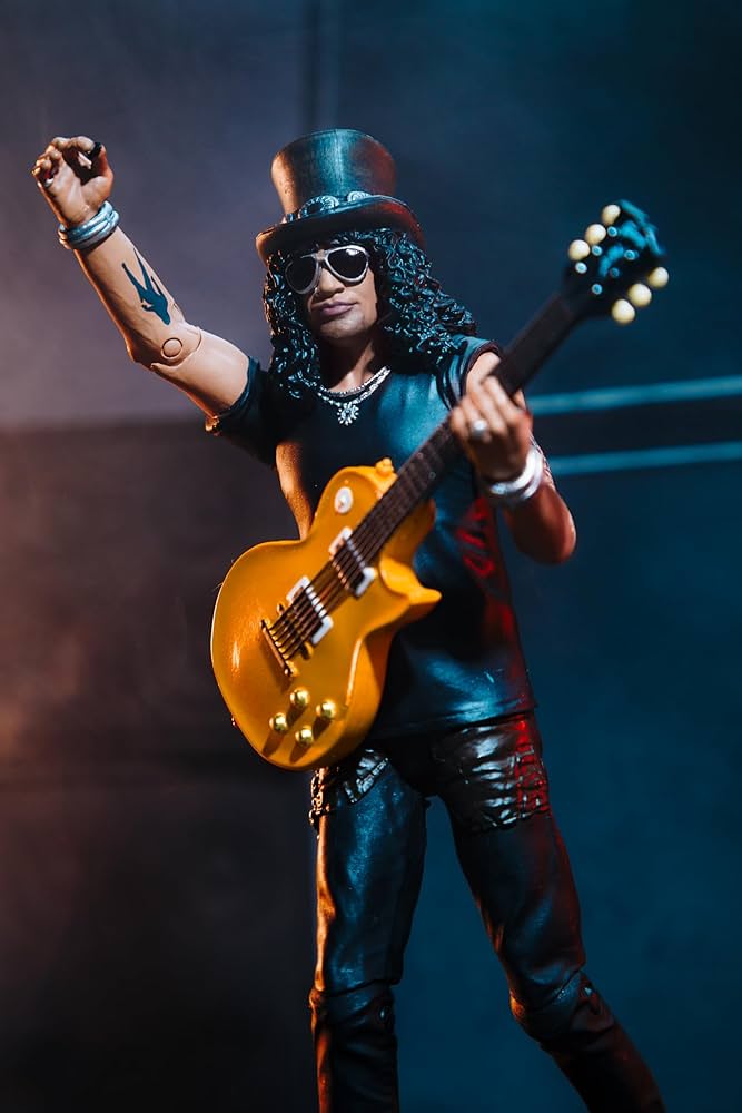 マクファーレントイズ　スラッシュ ガンズアンドローゼス Amazon.com: McFarlane Toys - Music Maniacs Rock Slash 6in