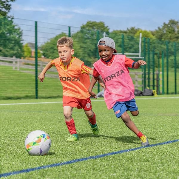 FORZA Chasubles d’Entraînement [Pack de 5] | Plusieurs Couleurs et Tailles pour Adultes et Enfants | Chasubles Polyvalentes Idéales pour Football, Rugby, Basket-Ball et Plus de Sports en Équipe - 3