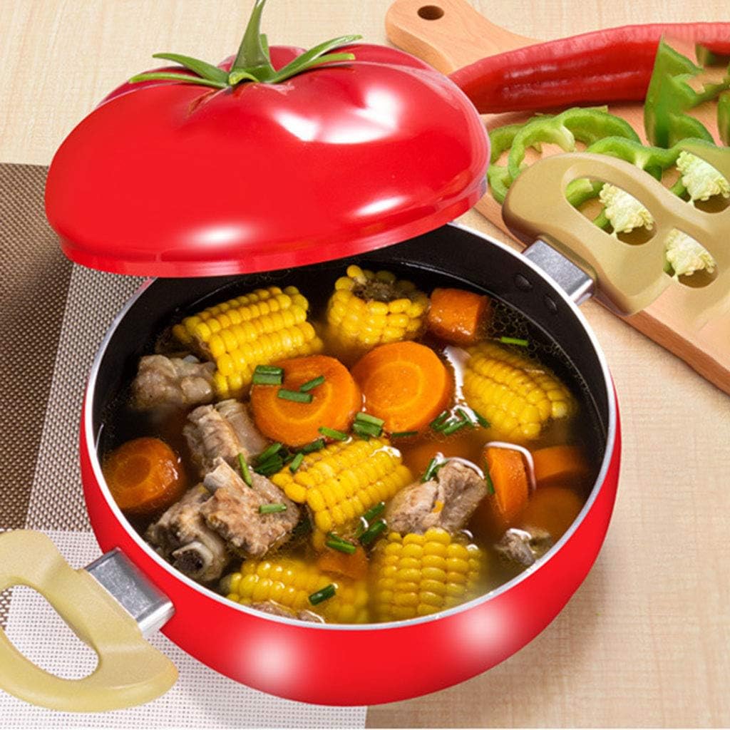 Fruit Tomato Stockpot Frying Pan Cooking Pot Saucepan Induction Cooker Aluminum Frying Pan Set