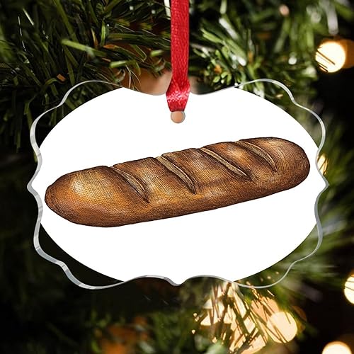 Vista 30 de Grill Master Meat Kebab Adorno de Navidad Fruta Hamburgo Patatas Fritas Cuadro Mariposa Árbol de Navidad Adorno Recuerdo Deliciosa Comida Sabrosa