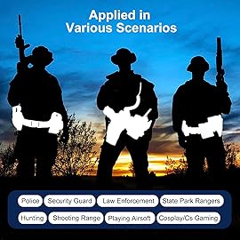 abcGoodefg Modular Equipment System Security Utility Tactical Duty Belt with Components Pouches Bags Holster Gear for Law Enforcement Guard Security Hunting (6 PCS, Army green)