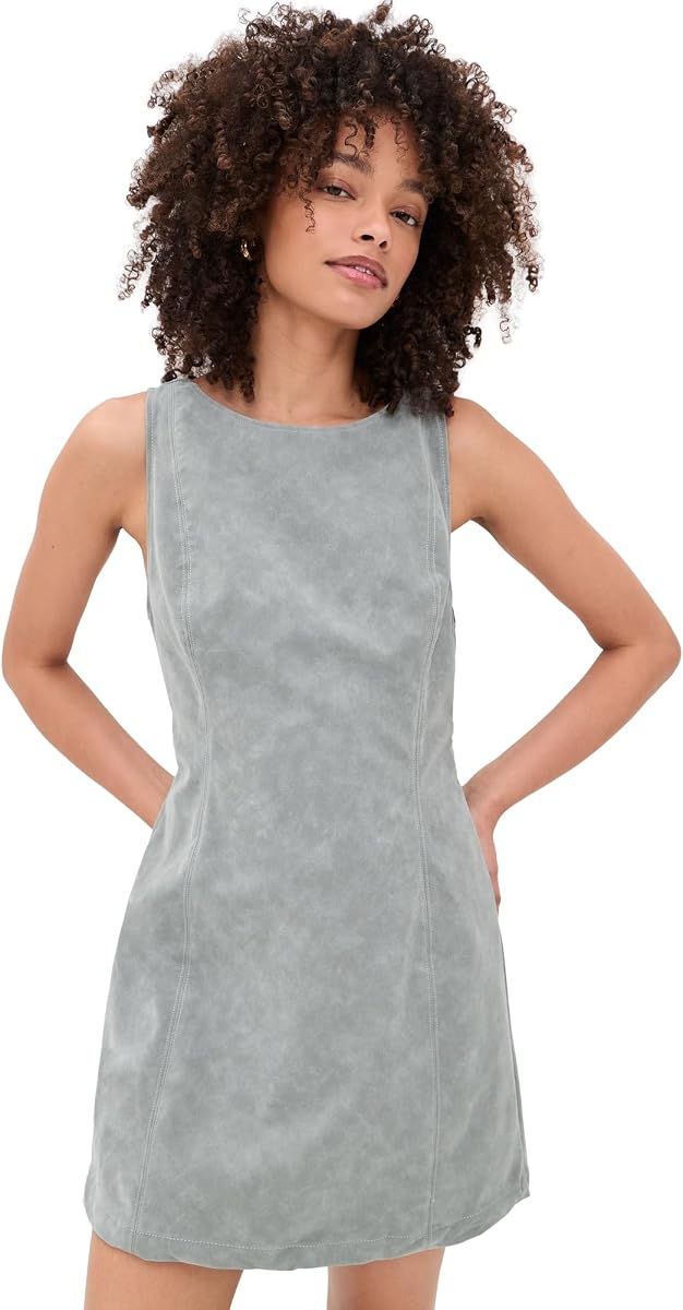 Free People Minivestido Atlas de ante sintético para mujer