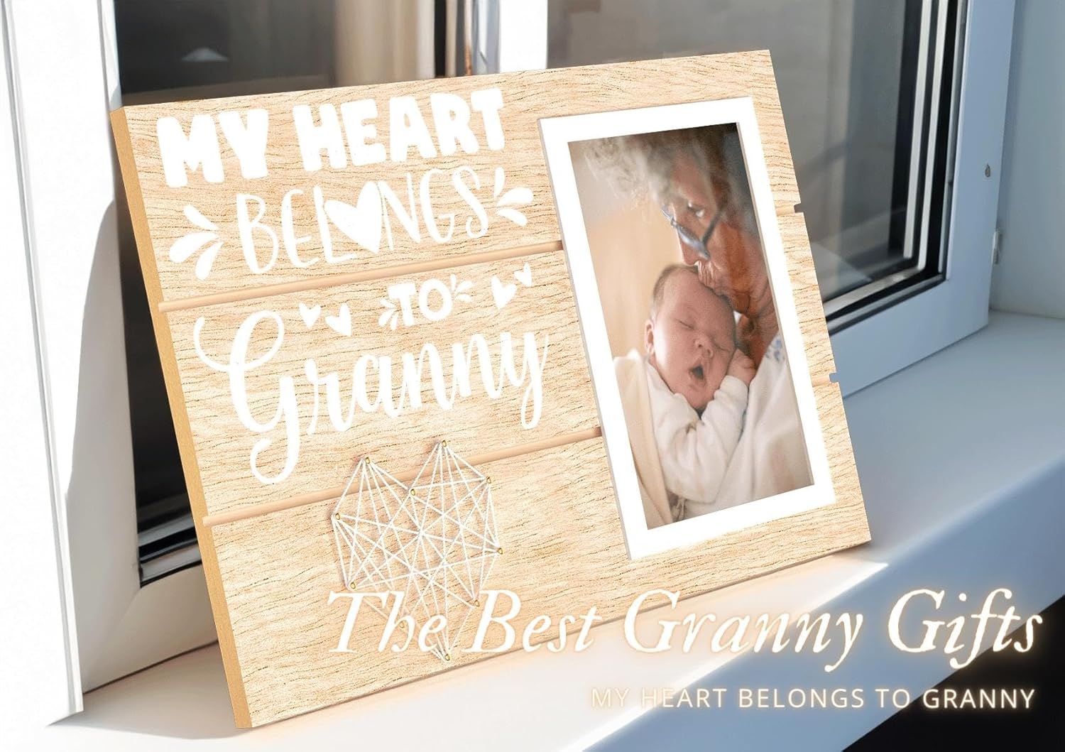 InnoBeta Granny Gifts, Mothers Day Gifts for Granny, Picture Frame 4x6 on Mother's Day, Christmas, Birthday