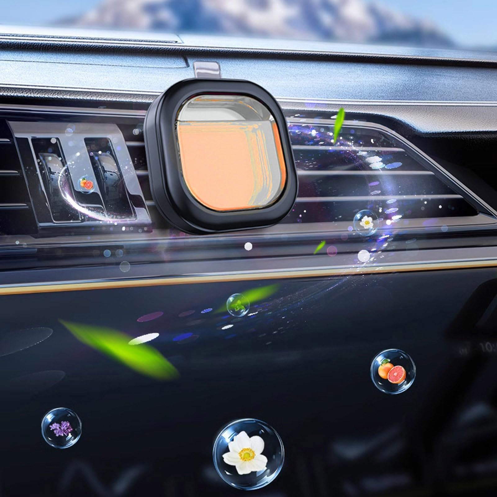 Diffusore Di Oli Essenziali E Profumo Da Auto Profumatore D'Aria | Per Ornamenti Interni Auto Diffusore Oli Lunga Durata Mini Clip Bocchetta Regolabile Aromaterapia Profum