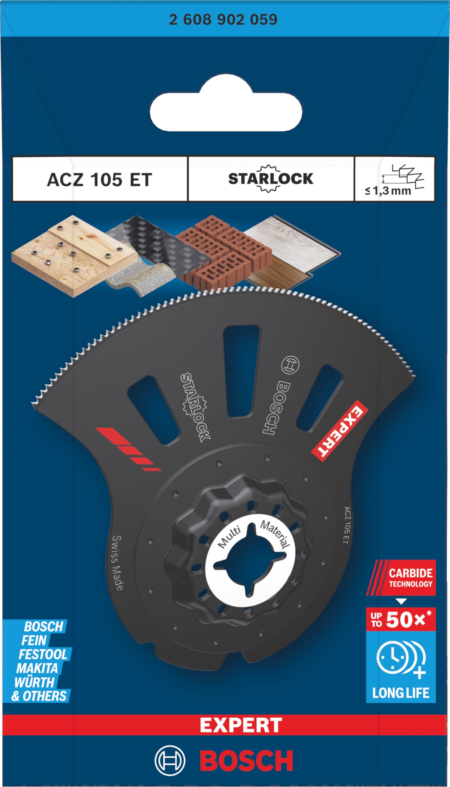 Segmental Saw Blade RBE- 1ER ACZ 105 ET