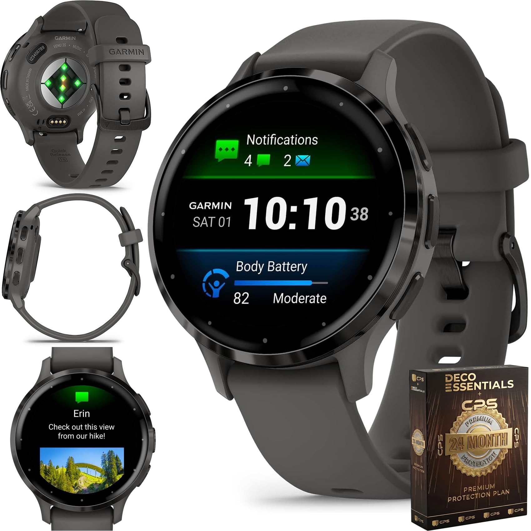 Amazon.com: Garmin Venu 3S, Running GPS Smartwatch, AMOLED Display