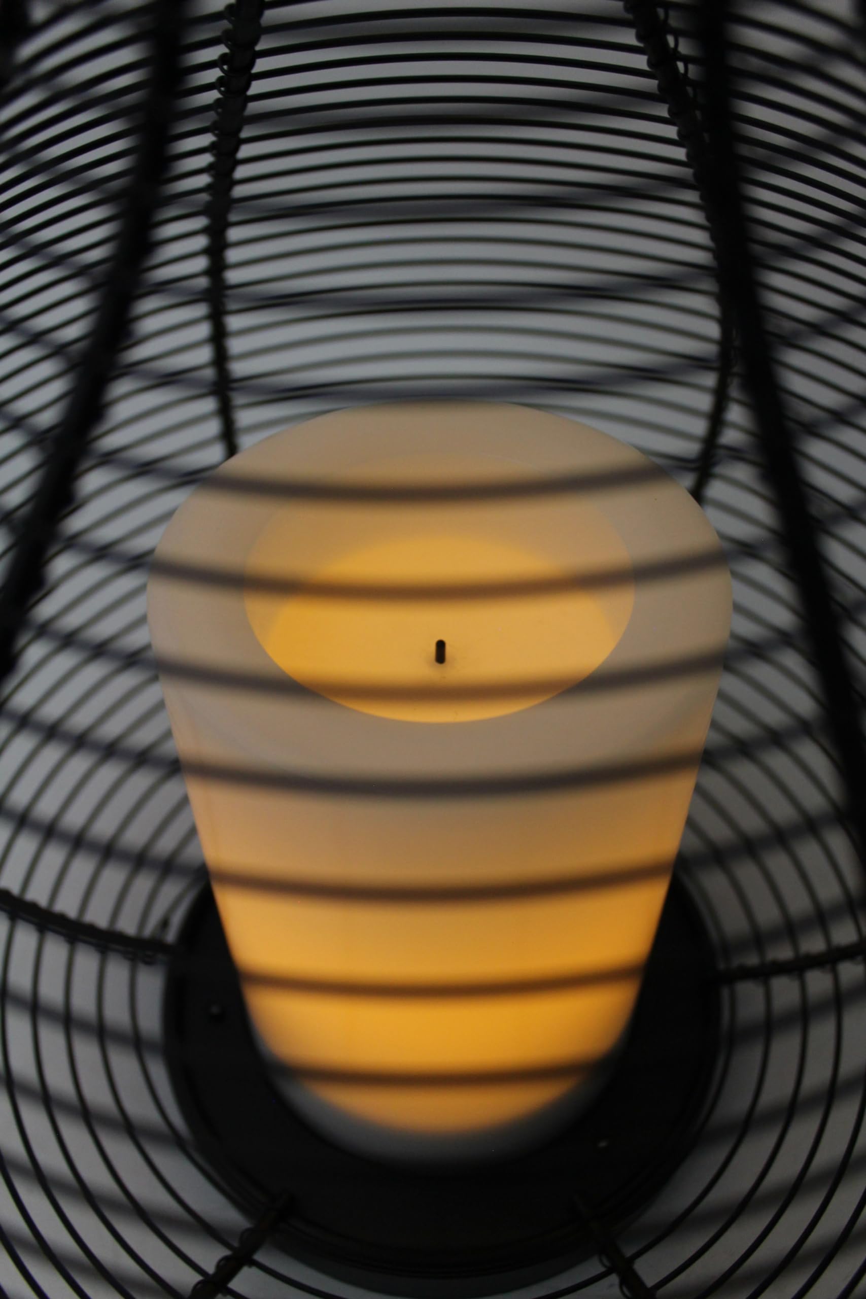 Solar Laterne XXL 75cm Höhe mit LED Kerze Solarlampe Solarleuchte Lampe Gartenleuchte Gartenlampe Solarlaterne Schwarz