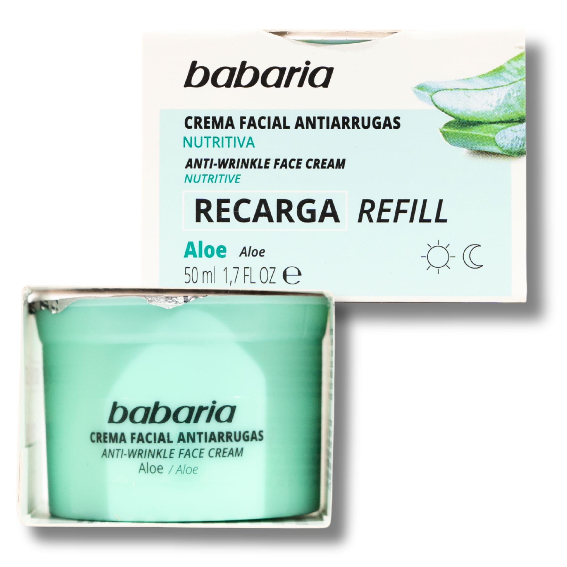 Babaria - Crema Antiarrugas Mujer Y Hombre Con Aloe Vera | Crema Hidratante  Facial 50ml | Con Vitamina C : Amazon.es: Belleza